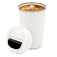 Фото товара Термокружка Moon с дисплеем, 380мл, белая