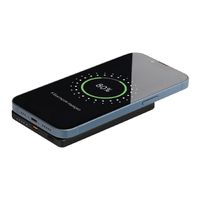 Фото товара Внешний аккумулятор Атлантис (Atlantis) PD 5000mAh с функцией беспроводной зарядки 15W, черный