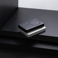 Фото товара Внешний аккумулятор Атлантис Плюс PD (Atlantis PD Plus) 10000mAh с функцией беспроводной зарядки 15W, серебряный