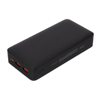 Фото товара Внешний аккумулятор с подсветкой Анкор Плюс PD (Ancor PD Plus) 20000 mAh, черный
