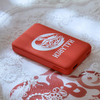 Фото товара Внешний аккумулятор Ларго PD (Largo PD) 5000mAh с функцией беспроводной зарядки 15W, красный