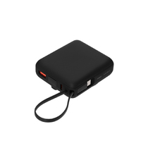 Фото товара Внешний аккумулятор с подсветкой Риттер PD (Ritter PD) 10000mAh с функцией беспроводной зарядки 15W, черный