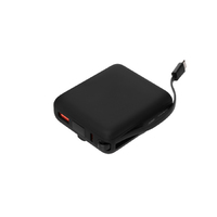 Фото товара Внешний аккумулятор с подсветкой Риттер PD (Ritter PD) 10000mAh с функцией беспроводной зарядки 15W, черный