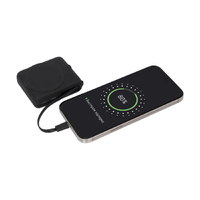 Фото товара Внешний аккумулятор с подсветкой Риттер PD (Ritter PD) 10000mAh с функцией беспроводной зарядки 15W, черный