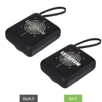 Фото товара Внешний аккумулятор с подсветкой Риттер PD (Ritter PD) 10000mAh с функцией беспроводной зарядки 15W, черный