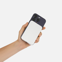 Фото товара Внешний аккумулятор Артекс PD (Artex PD) 5000mAh с функцией беспроводной зарядки 15W, серебряный