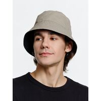 Фото товара Панама Nylon двусторонняя, черная с хаки, размер M/L