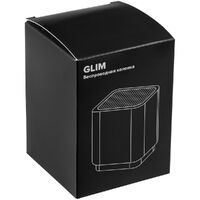 Фото товара Беспроводная колонка с подсветкой гравировки Glim, белая