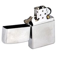 Фото товара Зажигалка Zippo Armor Brushed, матовая серебристая