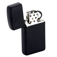 Фото товара Зажигалка Zippo Slim Matt, матовая черная