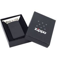 Фото товара Зажигалка Zippo Slim Matt, матовая черная