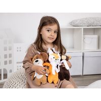Фото товара Мягкая игрушка Beastie Toys, мишка с белым шарфом