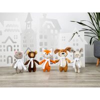 Фото товара Мягкая игрушка Beastie Toys, мишка с белым шарфом