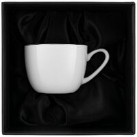 Фото товара Кофейная пара Select, белая с серебристой отводкой