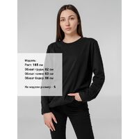 Фото товара Футболка с длинным рукавом Lehta, черная, размер S