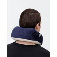 Фото товара Дорожная подушка-массажер inRelax, синяя