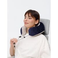 Фото товара Дорожная подушка-массажер inRelax, синяя