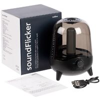 Фото товара Беспроводная колонка с подсветкой soundFlicker, черная