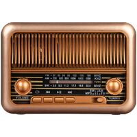 Фото товара Bluetooth-колонка с радио Beatnik, коричневая