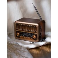 Фото товара Bluetooth-колонка с радио Beatnik, коричневая