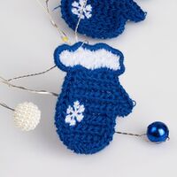 Фото товара Гирлянда Merry Mittens, синяя