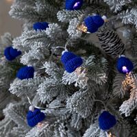 Фото товара Гирлянда Cosy Poms, синяя