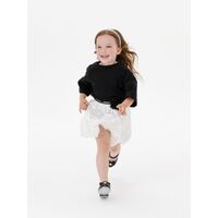 Фото товара Футболка детская оверсайз Teezer, черная, 6 лет