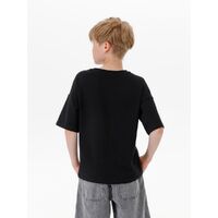 Фото товара Футболка детская оверсайз Teezer, черная, 6 лет