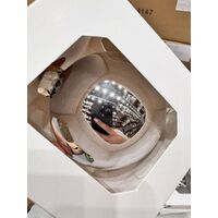 Фото товара Оформительский шар Finery, 10 см, глянцевый серебристый
