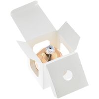 Фото товара Елочный шар Finery Gloss, 8 см, глянцевый золотистый