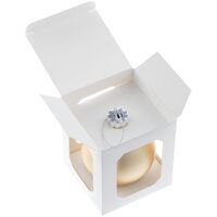 Фото товара Елочный шар Finery Matt, 10 см, матовый золотистый