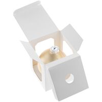 Фото товара Елочный шар Finery Matt, 10 см, матовый золотистый