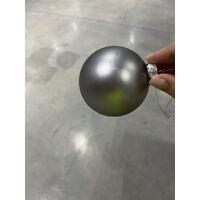 Фото товара Оформительский шар Finery, 8 см, матовый серебристый
