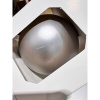 Фото товара Оформительский шар Finery, 8 см, матовый серебристый