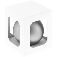 Фото товара Оформительский шар Finery, 10 см, матовый серебристый