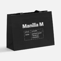 Фото товара Пакет бумажный Manilla L, черный