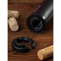 Фото товара Электрический штопор с ножом для фольги Wine Crime, черный