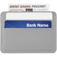Фото товара Чехол для карточек Shall Simple, серый