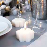 Фото товара Свеча Snowlight 3, белая, 6 см
