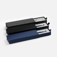 Фото товара Ручка шариковая Bolt Soft Touch в футляре, черная