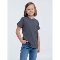 Фото товара Футболка детская T-Bolka Kids, темно-серая (графит), 6 лет