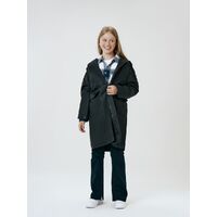 Фото товара Дождевик детский RainDrop Kids, черный, 8 лет (рост 118-128)