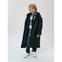 Фото товара Дождевик детский RainDrop Kids, черный, 8 лет (рост 118-128)