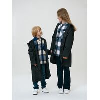 Фото товара Дождевик детский RainDrop Kids, черный, 8 лет (рост 118-128)