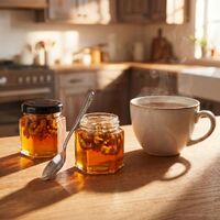 Фото товара Мед Bee To Bear Mini ver.2, с грецкими орехами