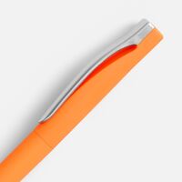 Фото товара Ручка шариковая Pin Soft Touch, оранжевая