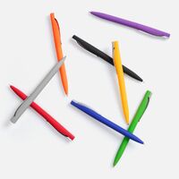 Фото товара Ручка шариковая Pin Soft Touch, оранжевая