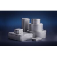 Фото товара Коробка Pragmax S, квадратная, серебристая