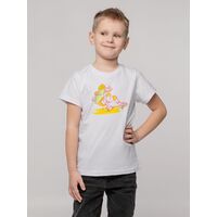 Фото товара Футболка детская Skateboard, белая, 6 лет