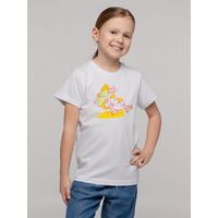 Фото товара Футболка детская Skateboard, белая, 6 лет